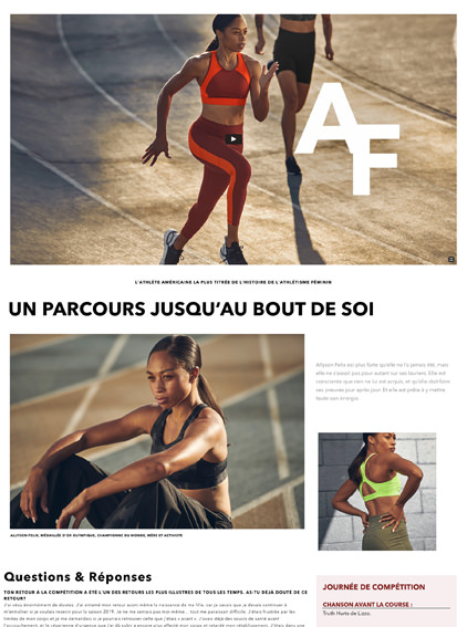 Allyson Felix - Un Parcours Jusqu'au Bout De Soi [Athleta Canada]